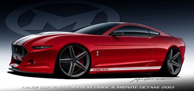 Обновленный концепт 2015 Shelby GT500