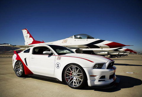 Ford Mustang 2014 Thunderbirds Edition для ВВС США
