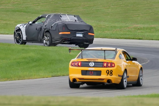 Последние шпионские фотографии Ford Mustang