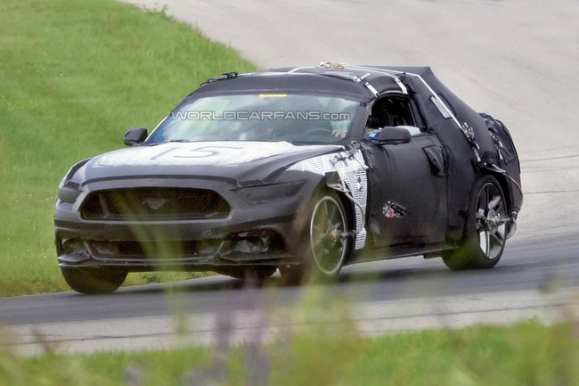 Последние шпионские фотографии Ford Mustang