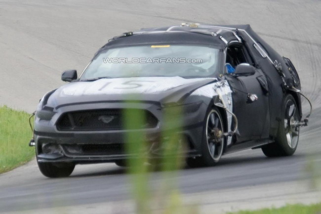 Последние шпионские фотографии Ford Mustang