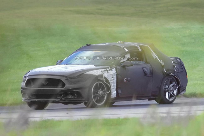 Последние шпионские фотографии Ford Mustang