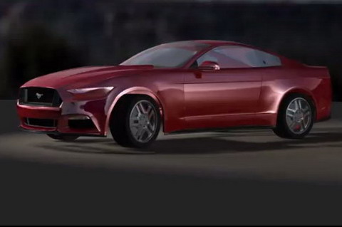 2015 Ford Mustang в 3D