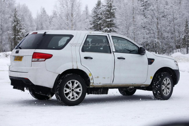Внедорожник на основе Ford Ranger проходит зимние тесты