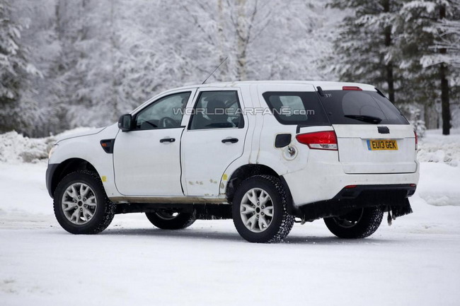Внедорожник на основе Ford Ranger проходит зимние тесты