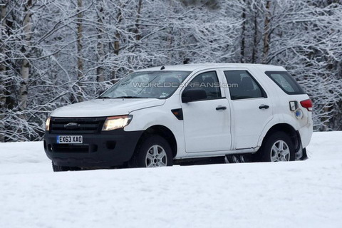 Внедорожник на основе Ford Ranger проходит зимние тесты