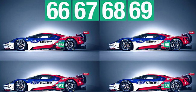 4 автомобиля Ford GT вошли в список участников гонки «24 часа Ле-Мана»